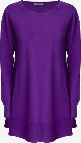 Influencer Свитер в Лиловый: спереди