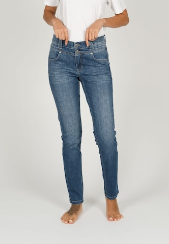 Angels Slimfit Jeans in Blauw: voorkant