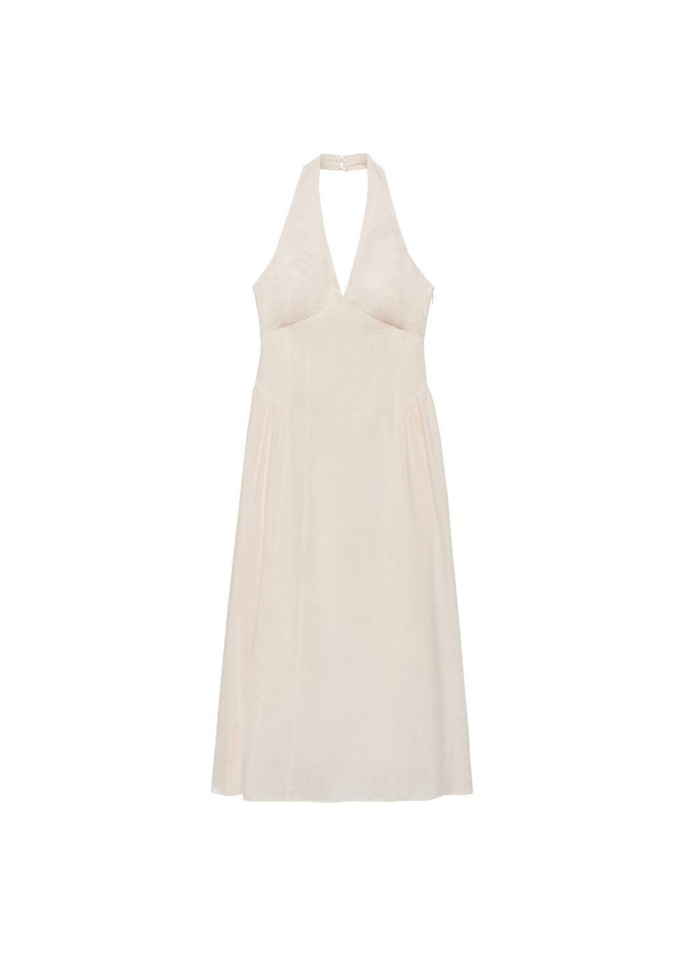 MANGO Kleid 'Valentin' in Weiß: Vorderseite