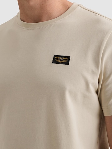 PME Legend Paita 'American Classic T-shirt in cotton with stretch' värissä beige