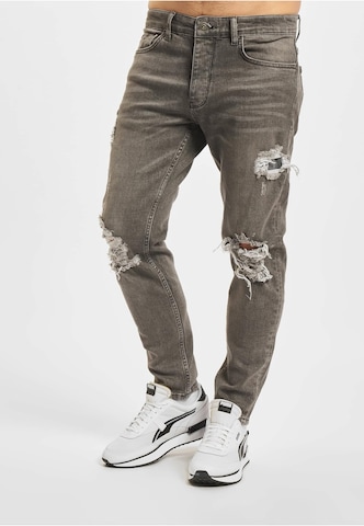 Slimfit Jeans 'Frank' di 2Y Premium in grigio: frontale