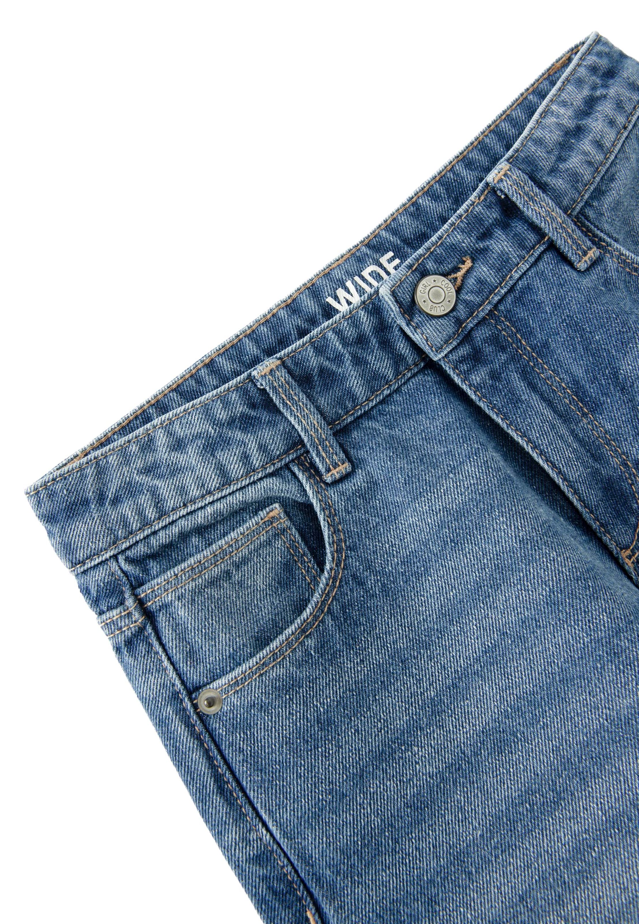 Cool Club Wide leg Jeans i blå