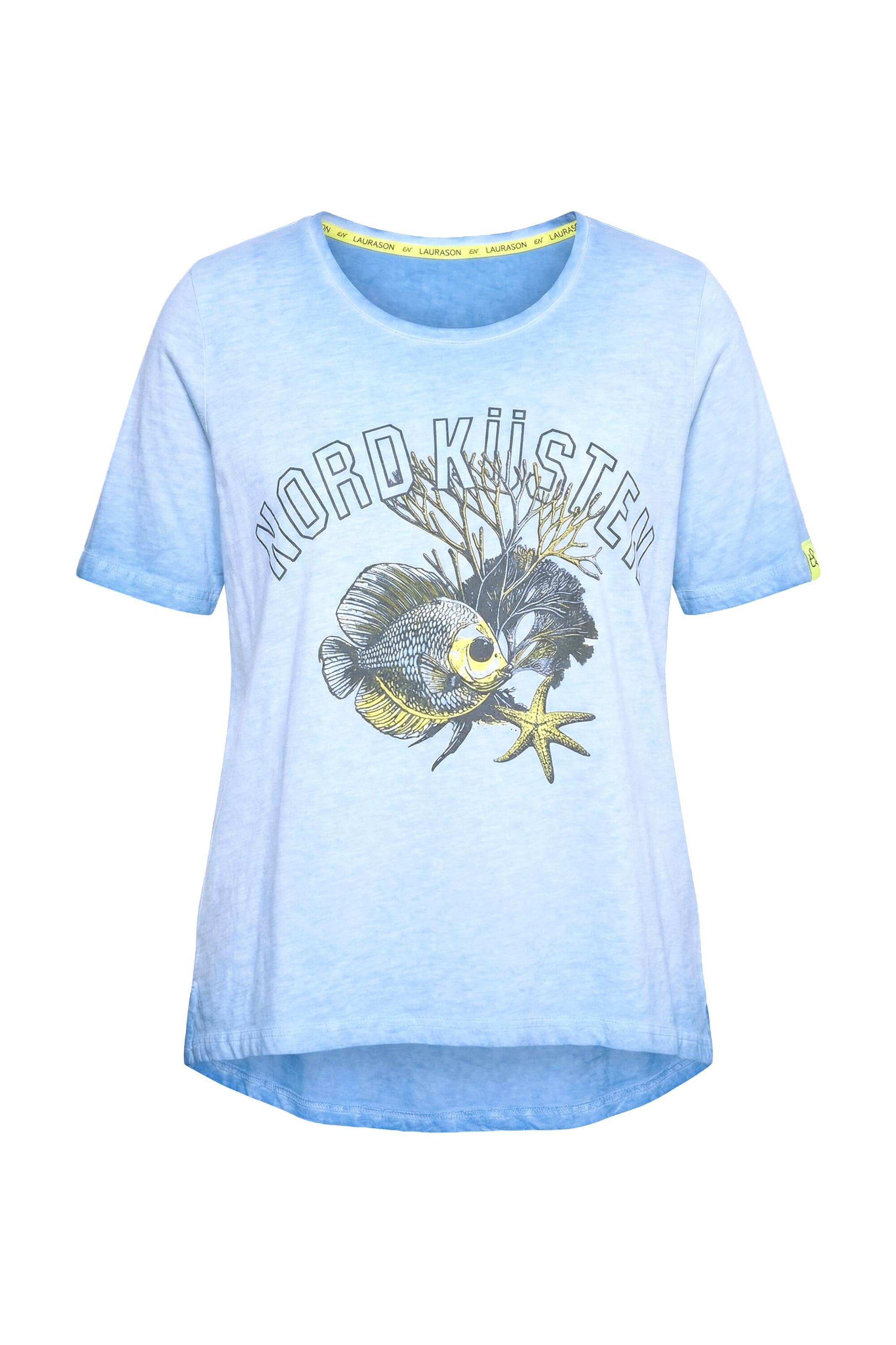LAURASØN Shirt in Blauw: voorkant
