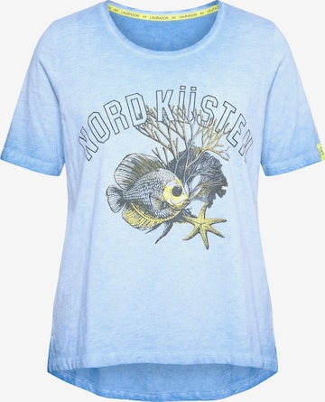 LAURASØN Shirt in Blauw: voorkant