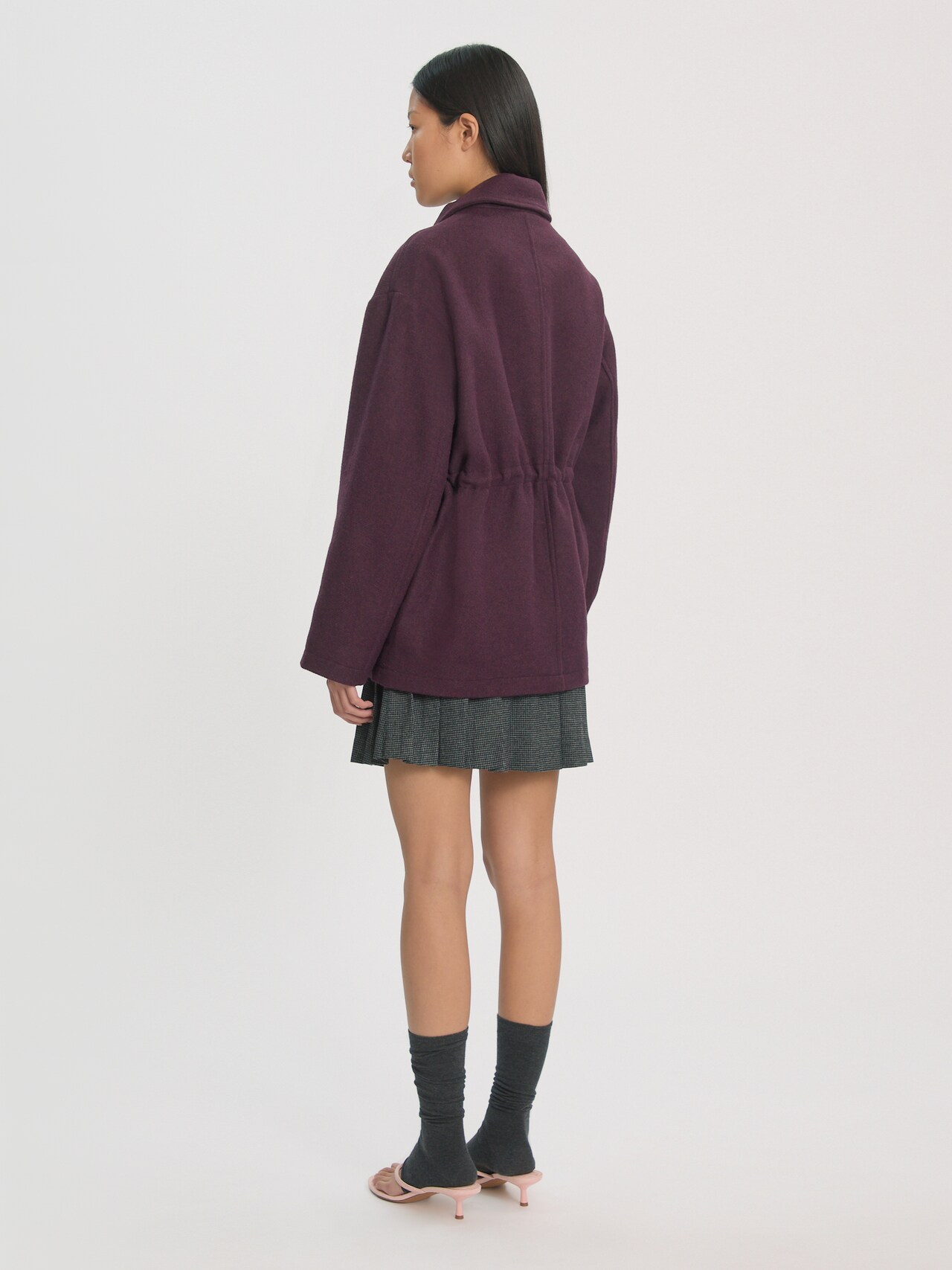 EDITED Tussenparka 'Bonnie' Bourgogne