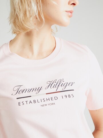 Maglietta di TOMMY HILFIGER in rosa