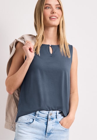 STREET ONE Top in Blau: Vorderseite