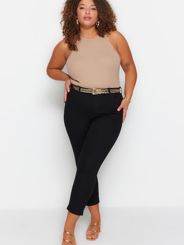 Trendyol Curve Скинни Джинсы в Черный