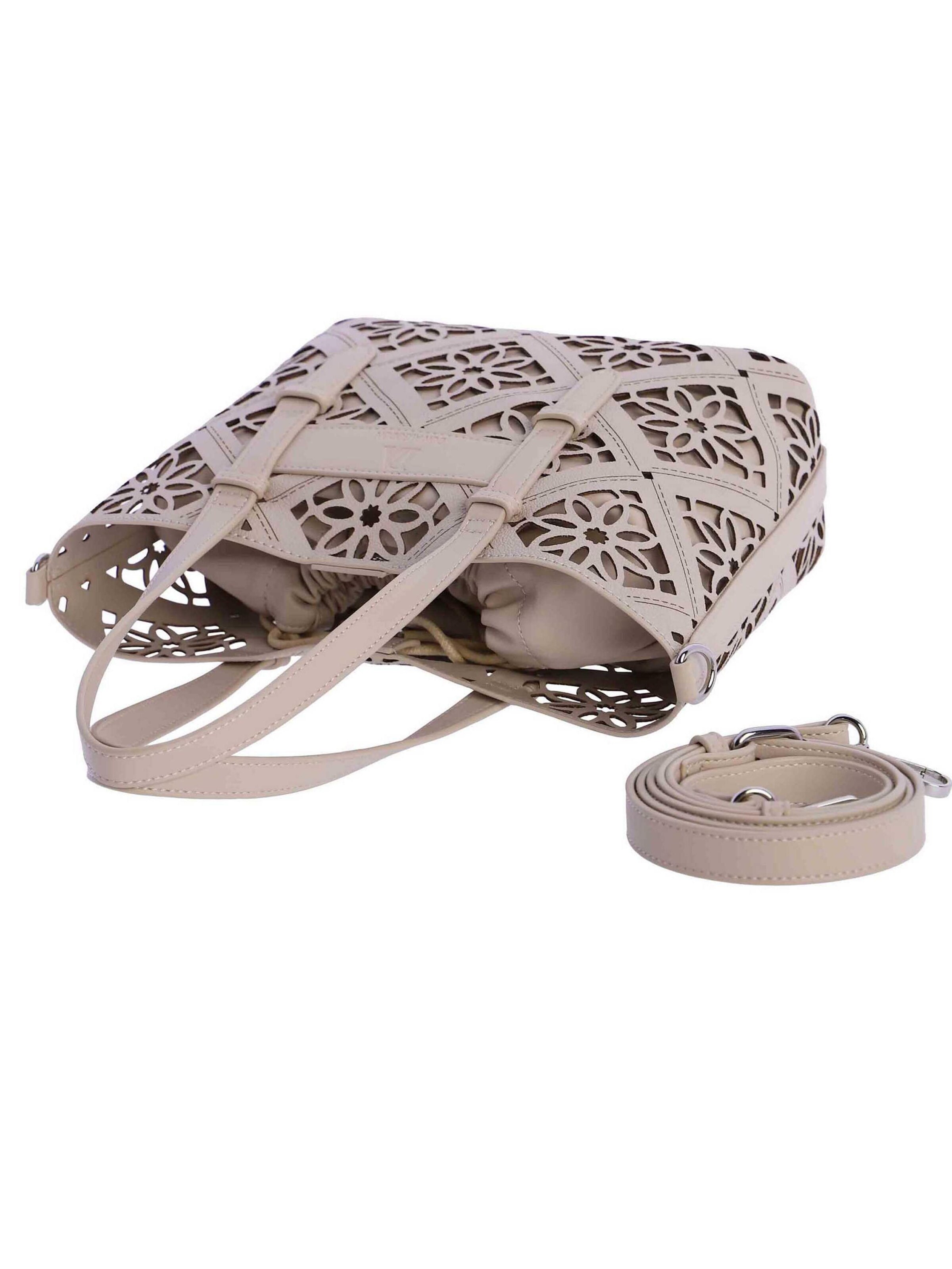 Don Algodon - Bolso de mano 'Irisa' en blanco