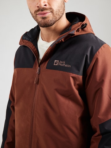 Veste outdoor 'JASPER' JACK WOLFSKIN en marron
