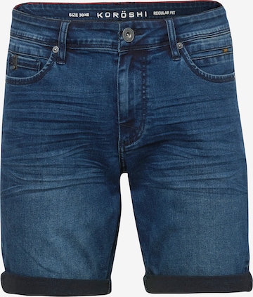 Regular Jeans de la KOROSHI pe albastru: față