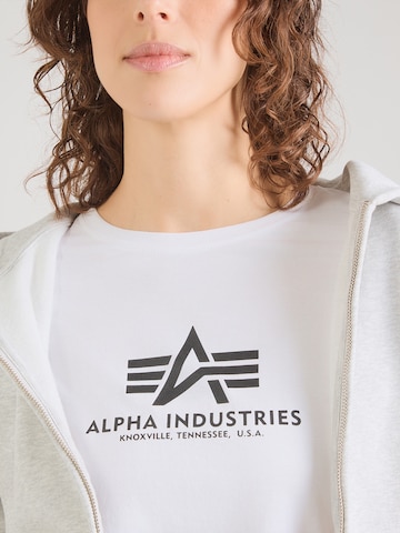 ALPHA INDUSTRIES Tričko – fialová
