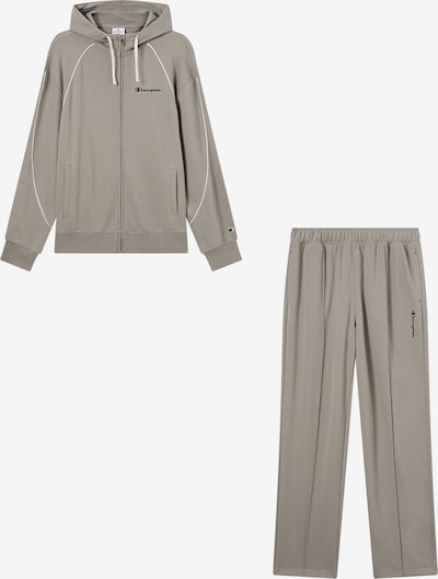 Champion Authentic Athletic Apparel Juoksupuku koossa L värissä beigenharmaa / valkoinen, Tuotenäkymä