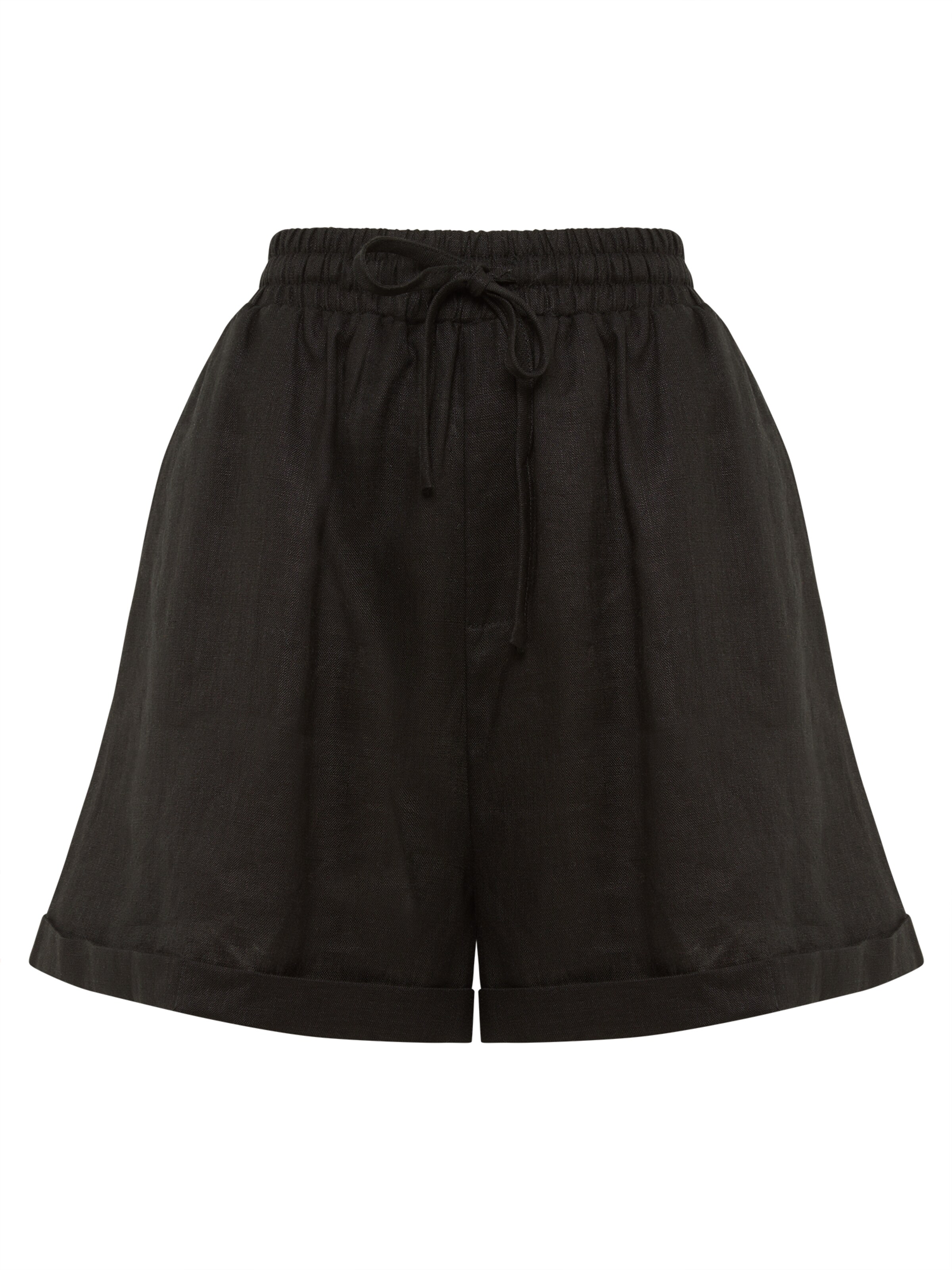 Calli Ohlapna forma Hlače | črna barva: sprednja stran