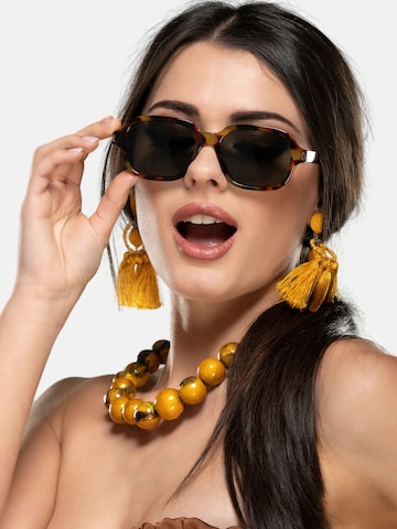 TWIG Concept Milano - Gafas de sol 'Acosta' en marrón: frente