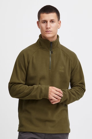 INDICODE JEANS Sweater 'Pierco' in Green: front