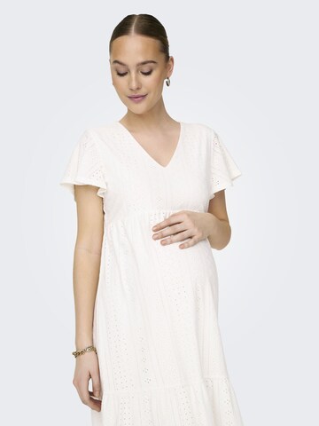 Robe 'SANDRA' Only Maternity en blanc