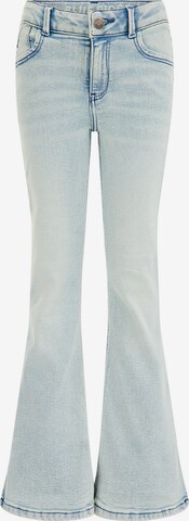 WE Fashion Flared Jeans in Blauw: voorkant