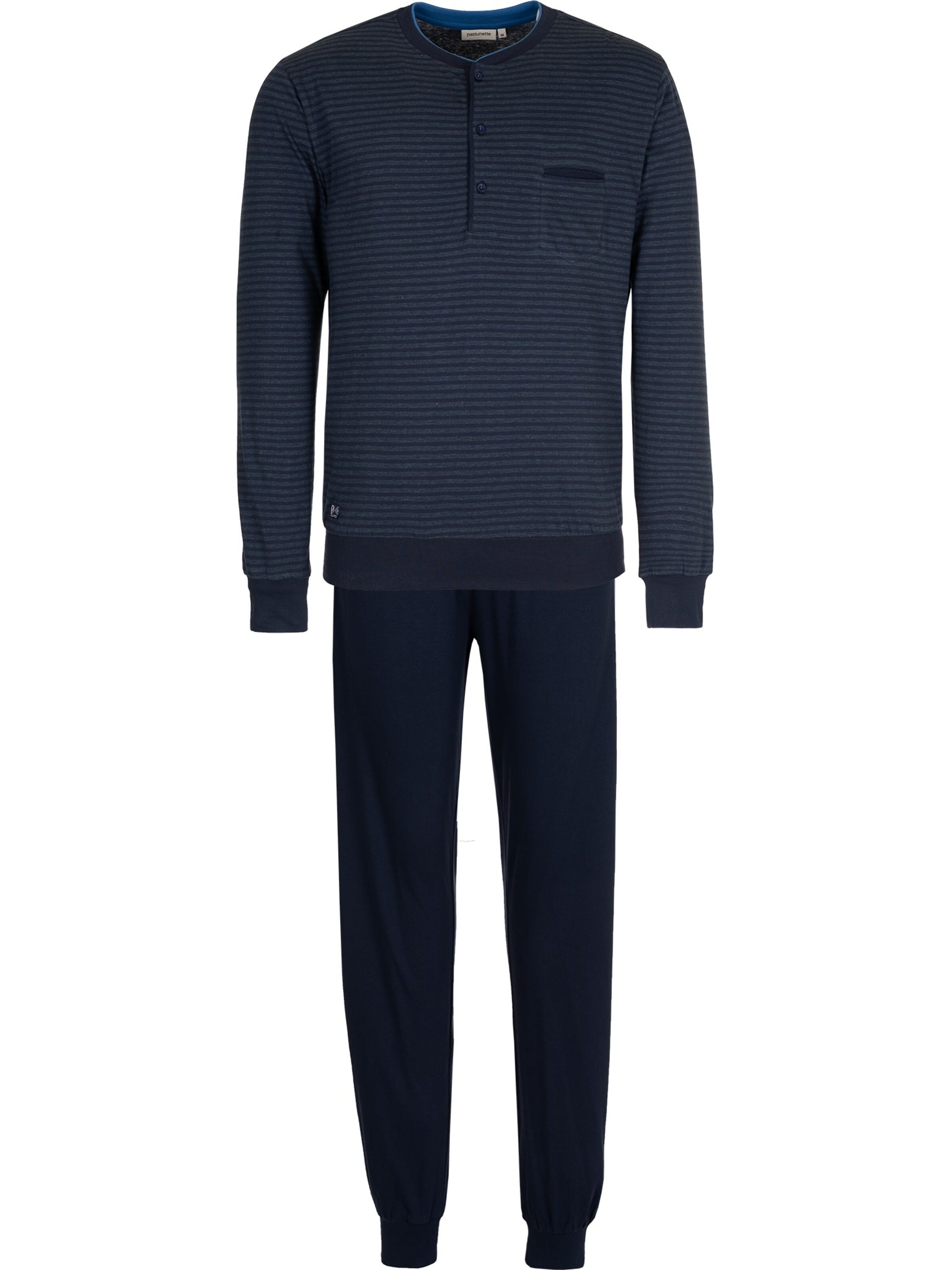 Pastunette Pajamas long in Blue: front
