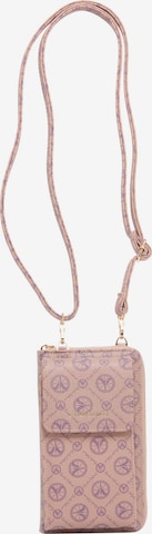 Carlo Colucci Etui 'DeLaCruz' in Roze: voorkant