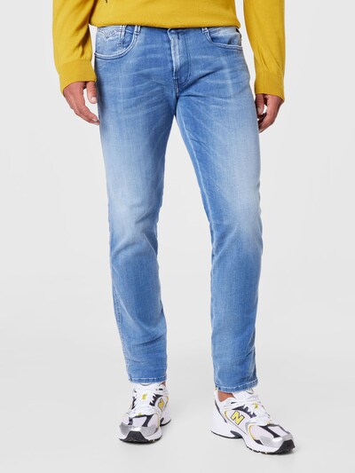REPLAY Jeans 'ANBASS' in blue denim, Modelansicht