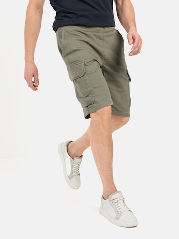 CAMEL ACTIVE Regular Elastische Cargo Shorts in Grün