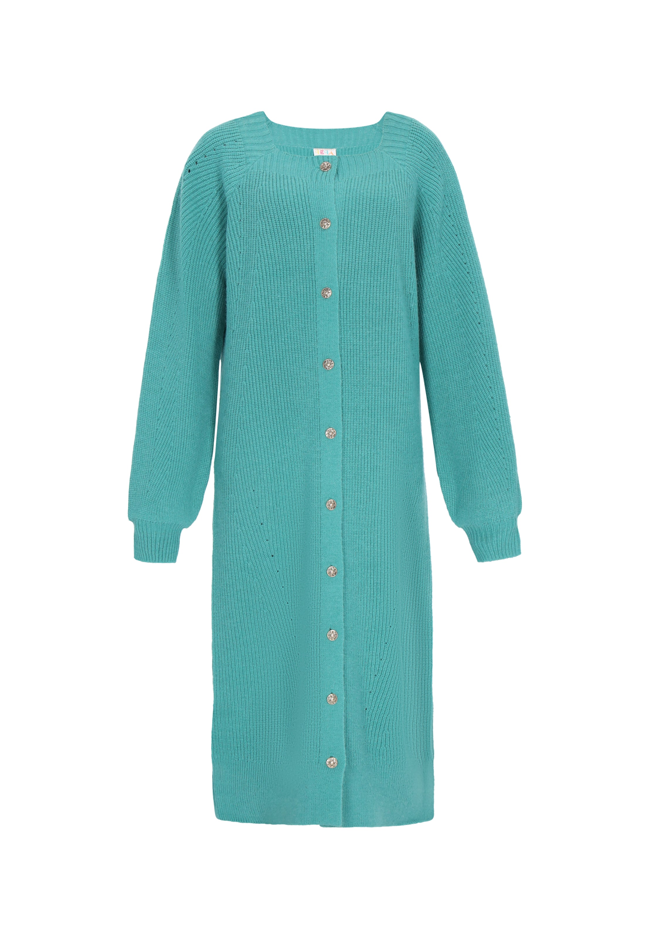 Giacchetta IZIA di colore blu ciano, Visualizzazione prodotti