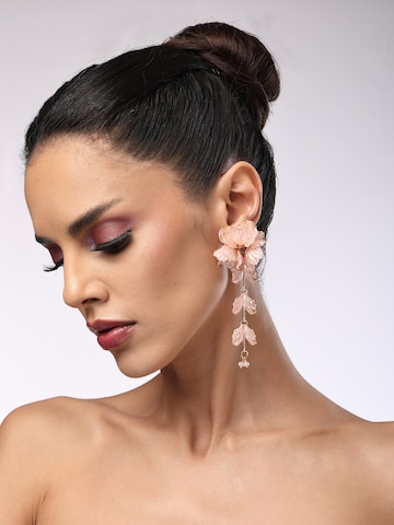 AVANT-GARDE PARIS Ohrringe 'Veloriah'‌‌‌‌‌‌ in Pink: Vorderseite