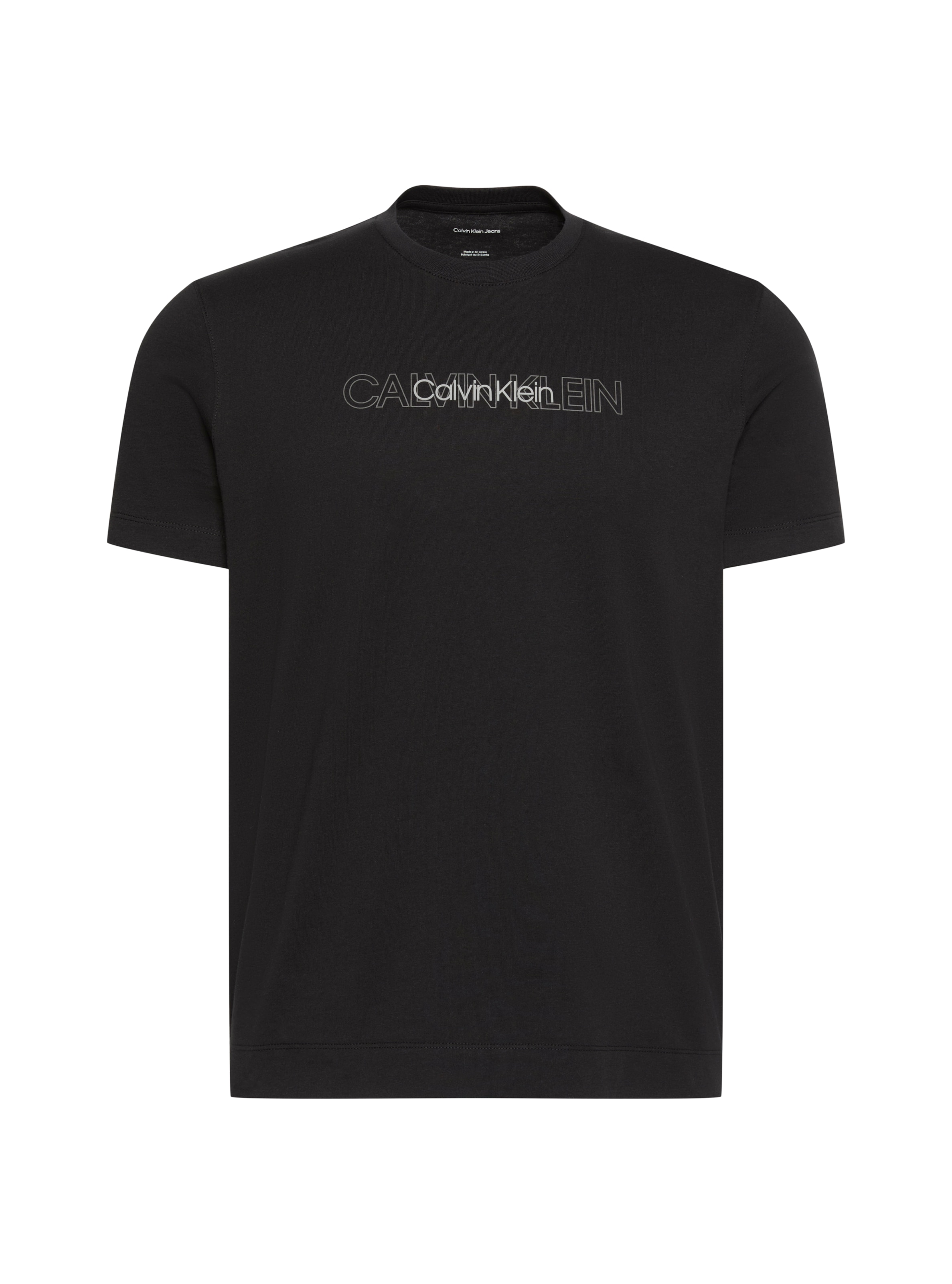 Calvin Klein Μπλουζάκι σε μαύρο: μπροστά