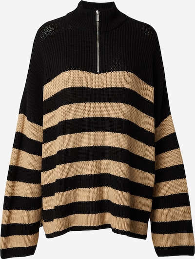 LeGer by Lena Gercke Pullover 'Emma' in cappuccino / schwarz, Produktansicht