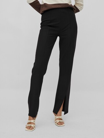 VILA - regular Pantalón 'Stinas' en negro: frente