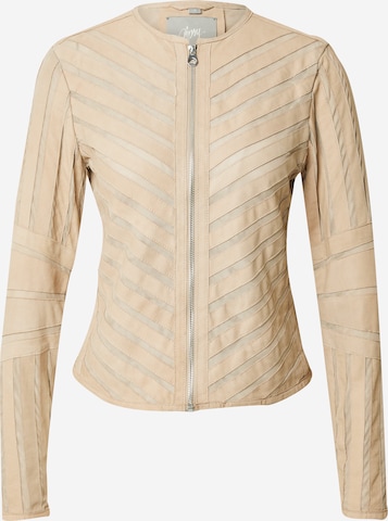 Veste mi-saison 'Tila' Gipsy en beige : devant