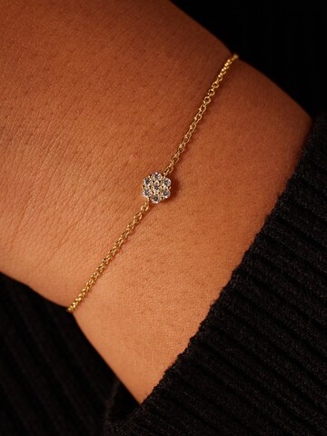 Lucardi Armband 'Klassisch' in Goud: voorkant