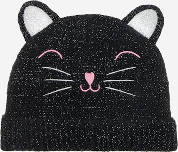 MANGO KIDS Pipo 'GATO' värissä musta: etupuoli