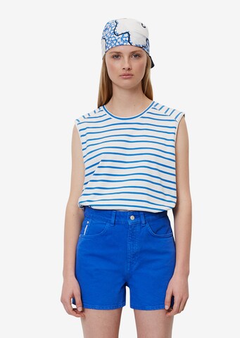 Marc O'Polo - Top en azul: frente