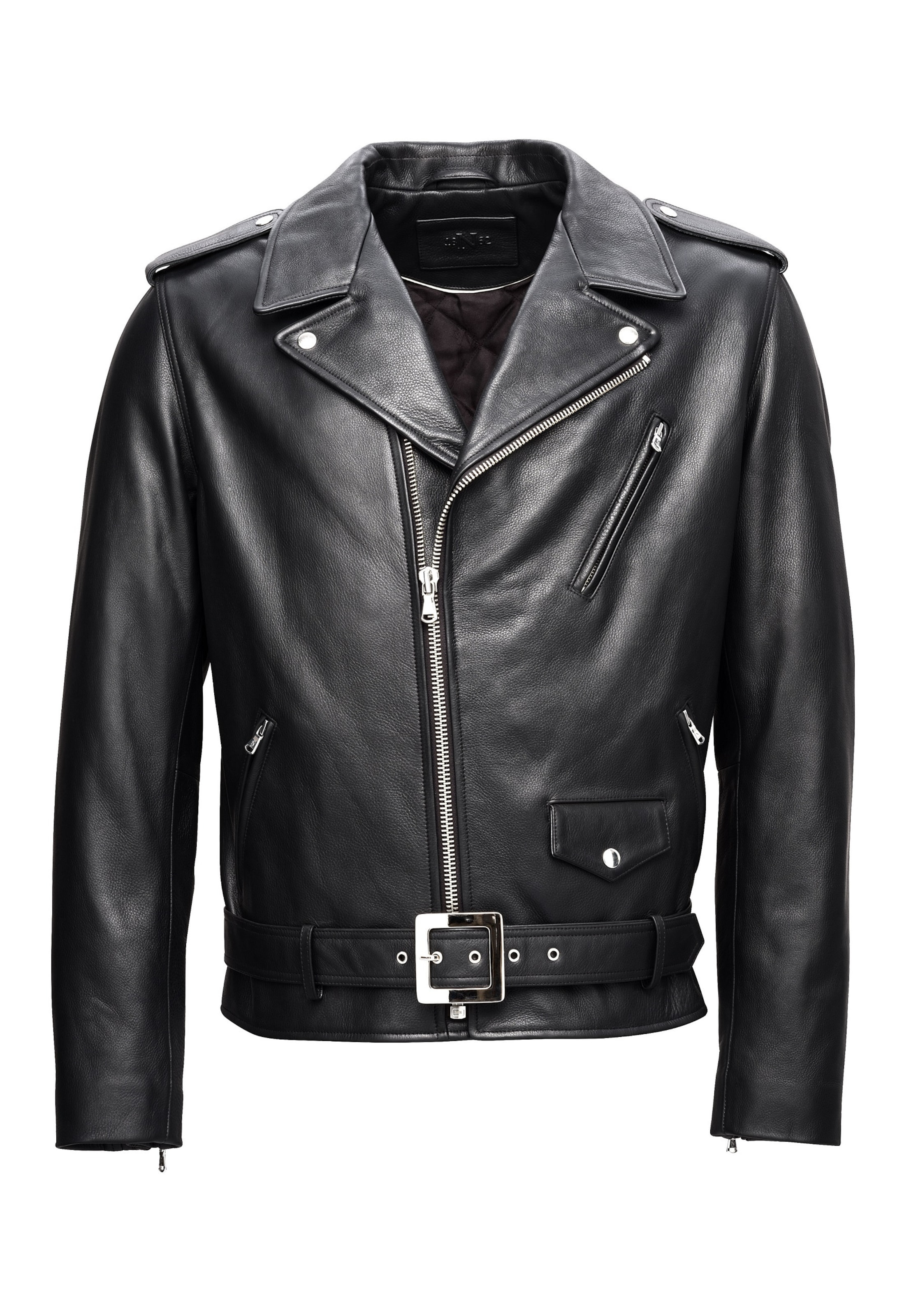 18N62 Between-season jacket 'NEAdley' in Black: front