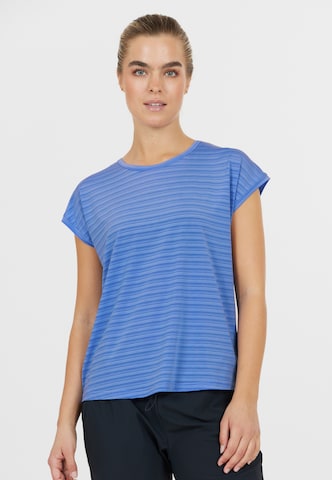 ENDURANCE Funkcionalna majica 'Limko' | modra barva: sprednja stran