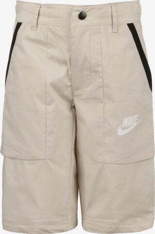 regular Pantaloni di Nike Sportswear in beige: frontale