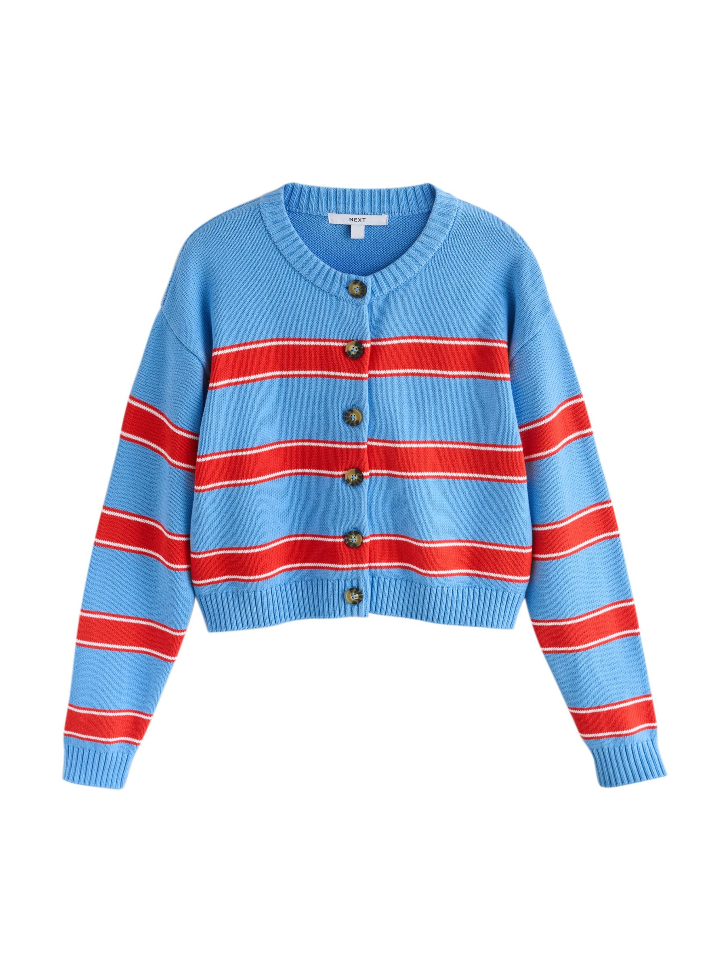 Next Strickjacke in Blau: Vorderseite