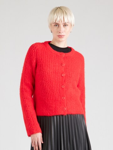 Cardigan 'VMAwsome' VERO MODA en rouge : devant