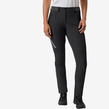 VAUDE Regular Workout Pants 'Scopi II' in Black: front