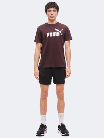 T-Shirt fonctionnel 'ESS No. 1' PUMA en marron