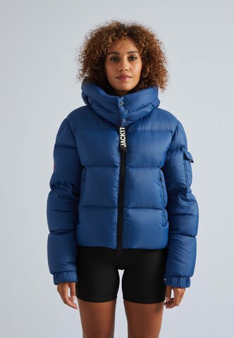 JACK1T Functionele jas ' EZ ' in Blauw: voorkant