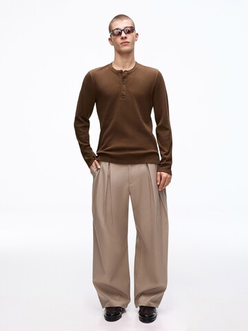 Bershka Shirt in Brown