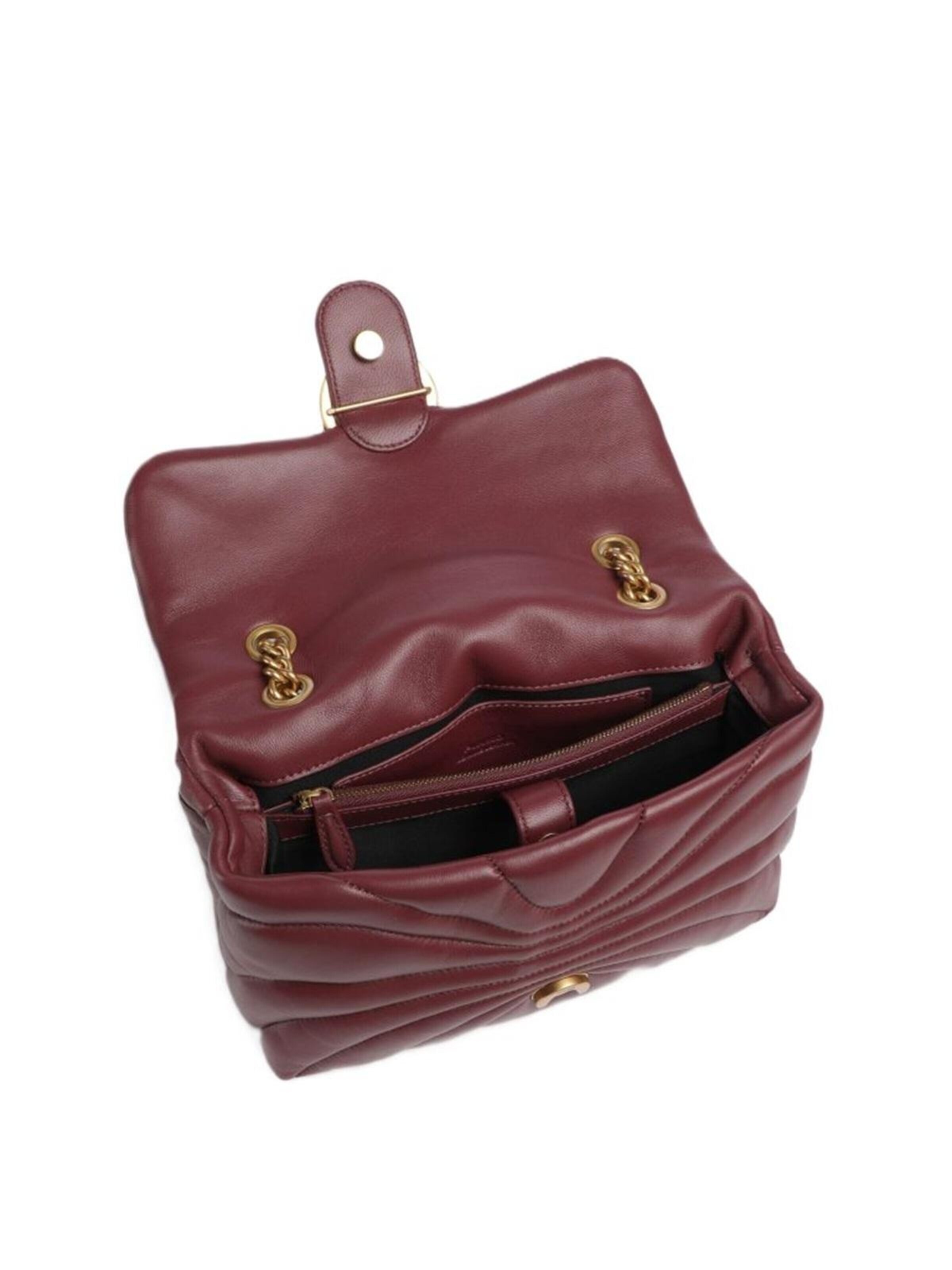 Borsa a tracolla '100038 A1EX' di PINKO in rosso