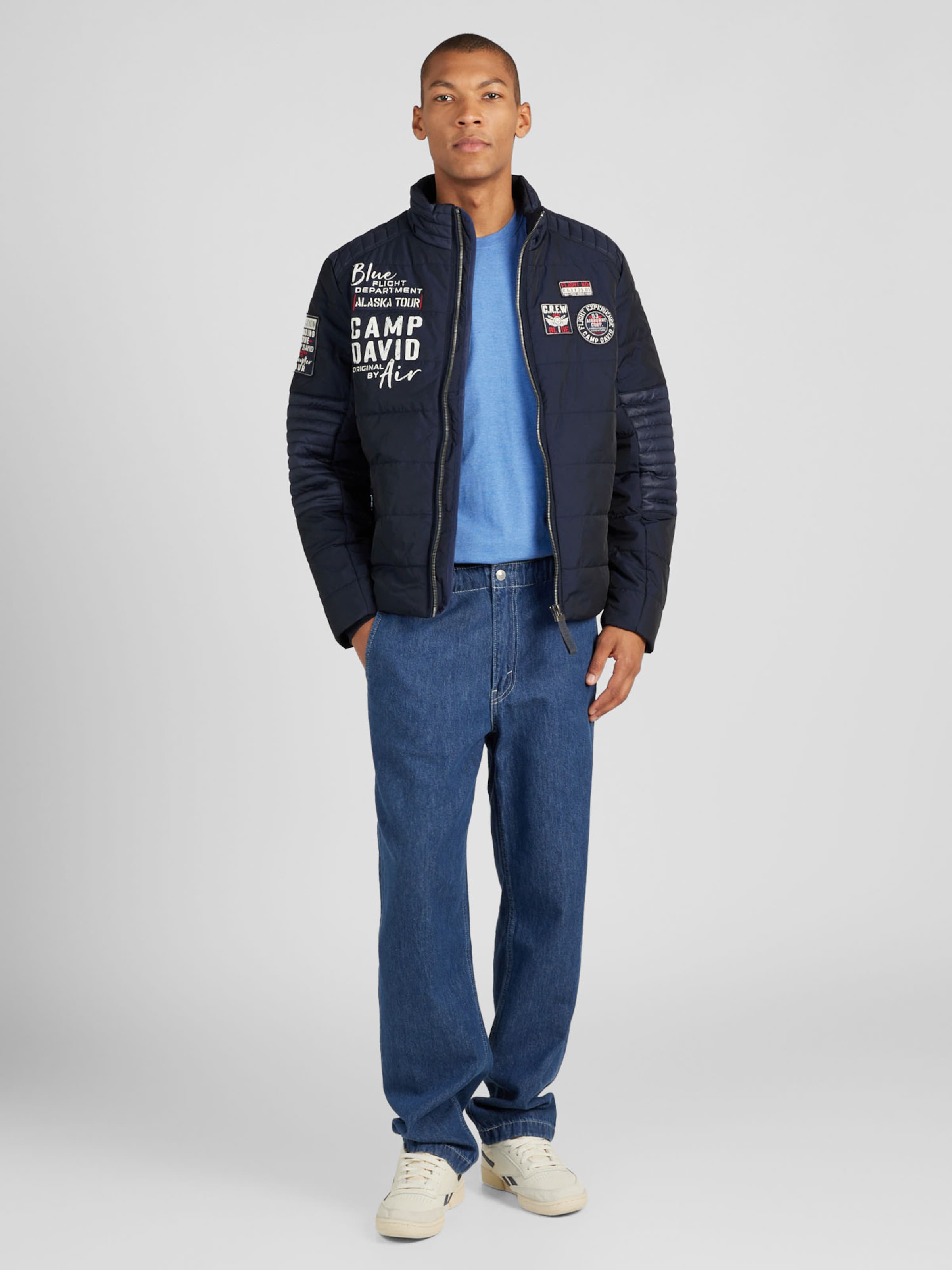 Veste mi saison CAMP DAVID en Bleu Marine ABOUT YOU