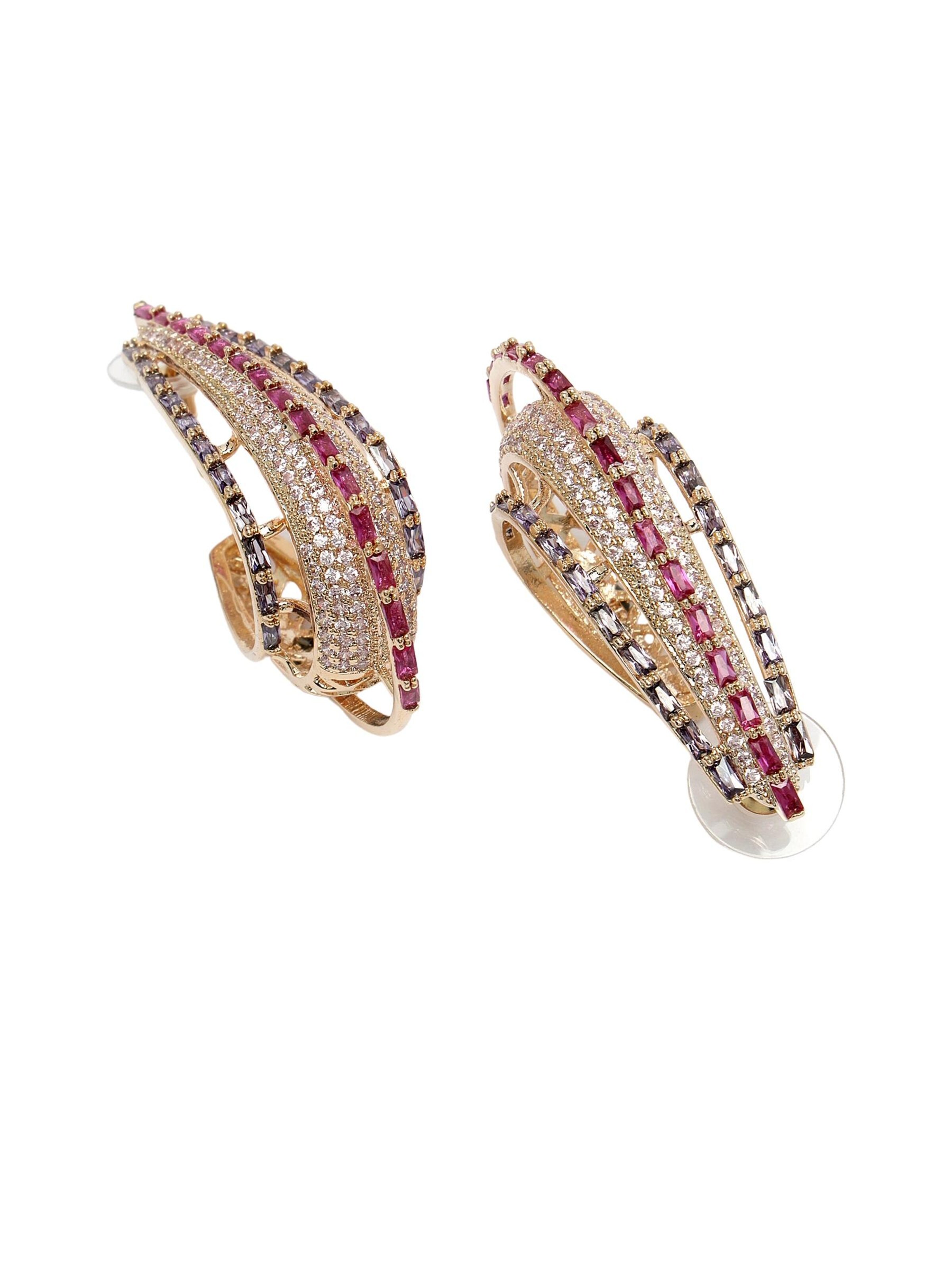 AVANT-GARDE PARIS - Pendientes 'Rosalinda' en rosa