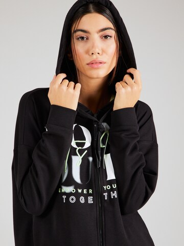 Soccx Zip-Up Hoodie in Black