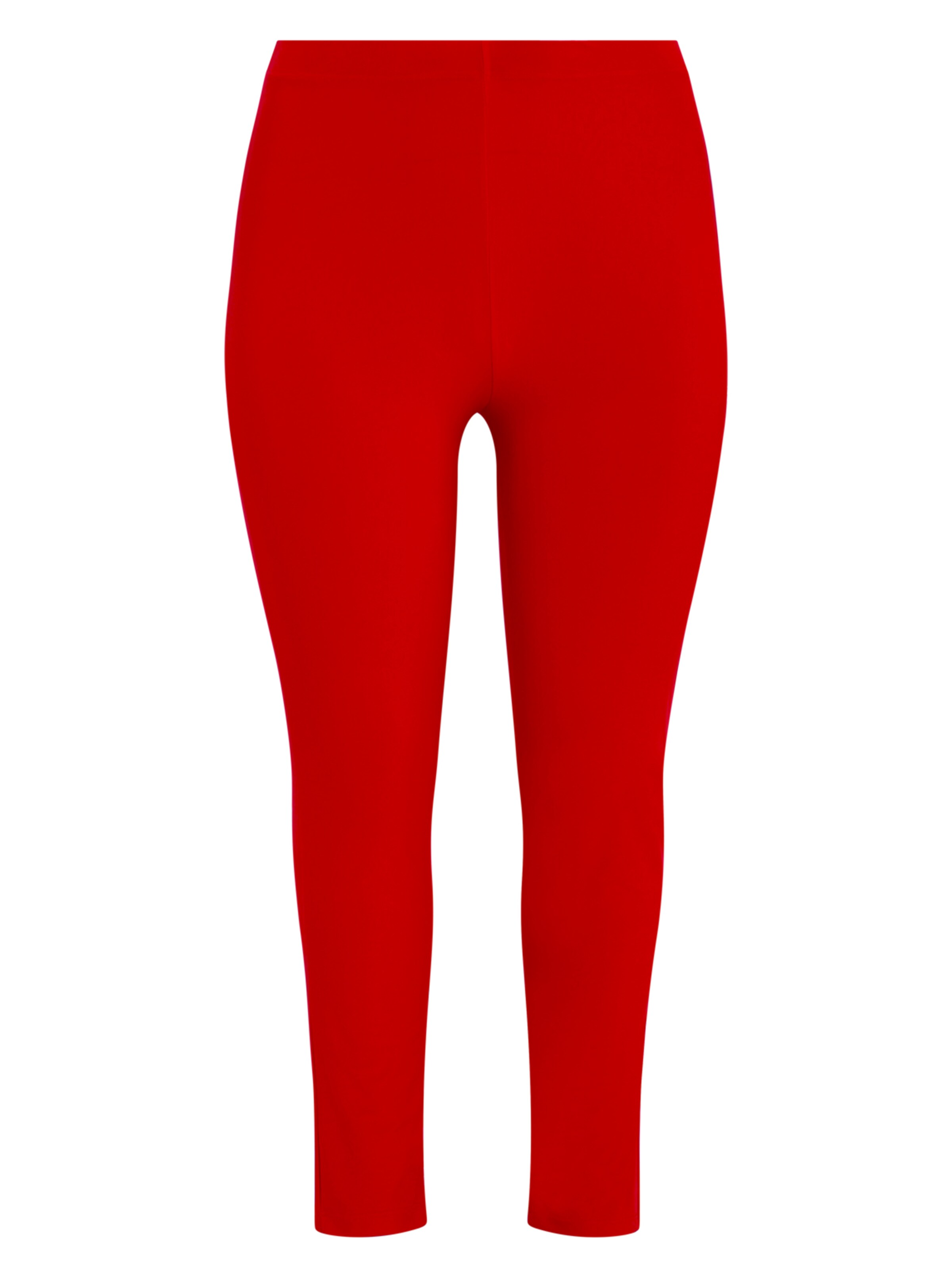 YOEK Slimfit Broek 'Dolce' in Rood: voorkant
