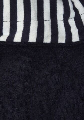 VIVANCE Short Bathrobe in Blue